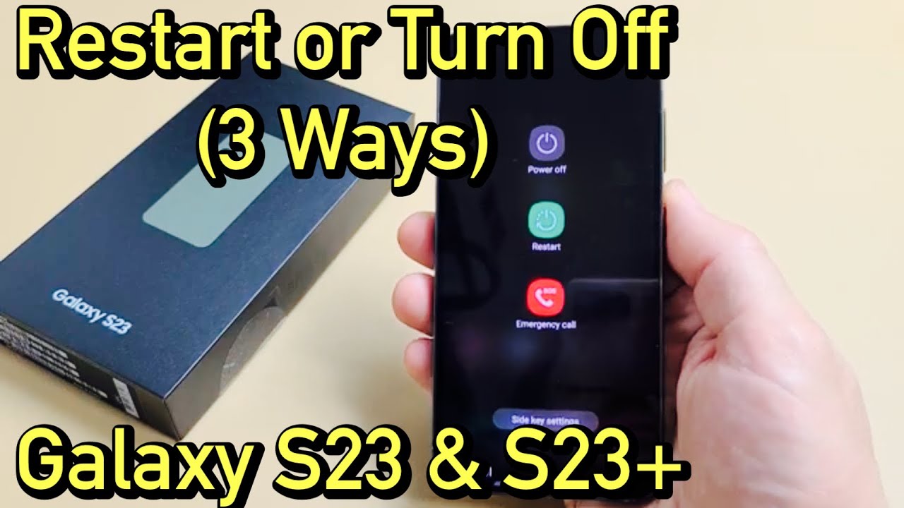 How to Turn Off Samsung Galaxy S23