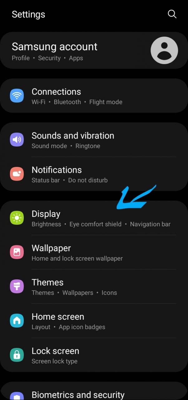 How to enable dark mode on Galaxy S23