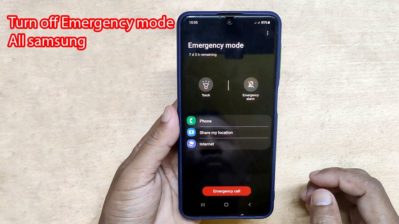 Samsung Galaxy S23 Ultra emergency mode setup