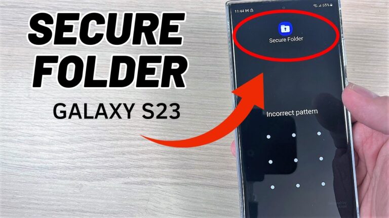 How to use Galaxy S23 secure folder