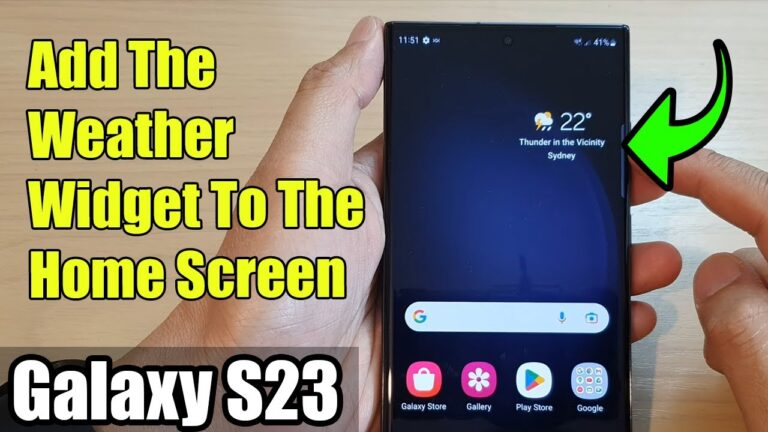 How to use Samsung Galaxy S23 widgets