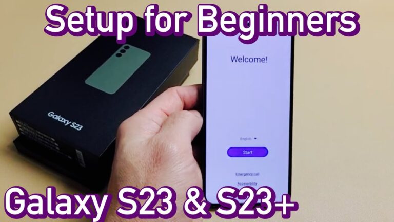 Samsung Galaxy S23 Setup Instructions Free PDF